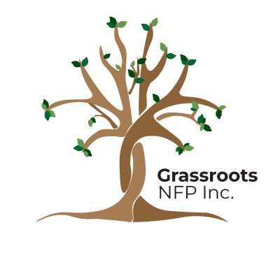 Logo with graphic of a tree